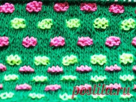 Жаккард спицами (jacquard knitting needles)
