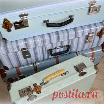 Как реставрировать старый чемодан своими руками
