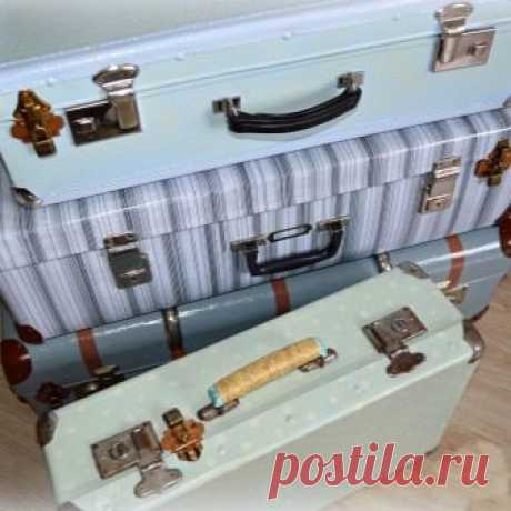 Как реставрировать старый чемодан своими руками