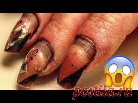 PREGNANT #HARDWORKER WOMAN GETS HER LAST GEL NAILS #TRANSFORMATION BEFORE GIVING BIRTH OF A CHILD