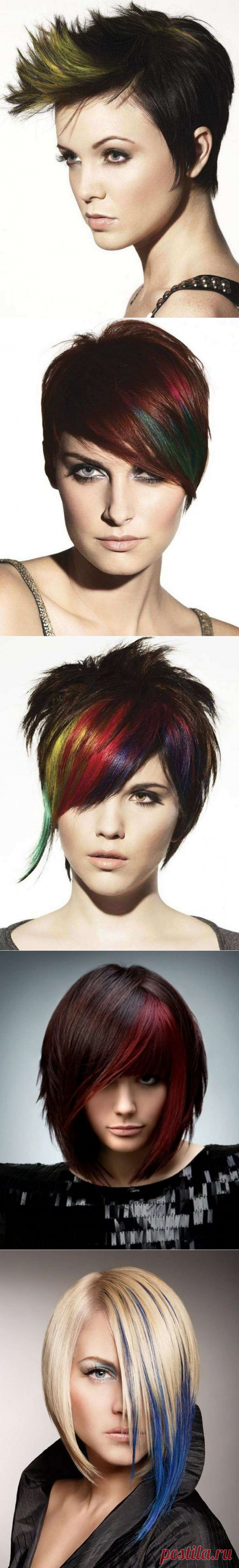 Модные оттенки и техники окрашивания на короткие волосы 2020 год | Чаровница и проказница