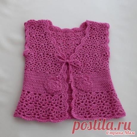 Жилеточка Модница (МК в комментариях)