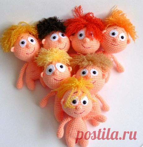 Пупсики крючком. Амигуруми схемы и описания. Автор: Maritsa Viljak | IRINELY.ART