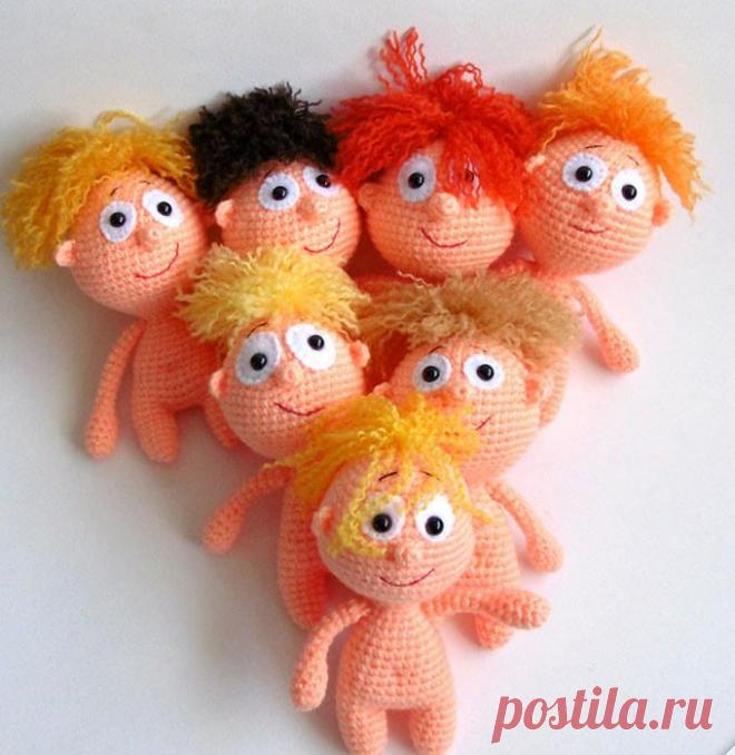 Пупсики крючком. Амигуруми схемы и описания. Автор: Maritsa Viljak | IRINELY.ART