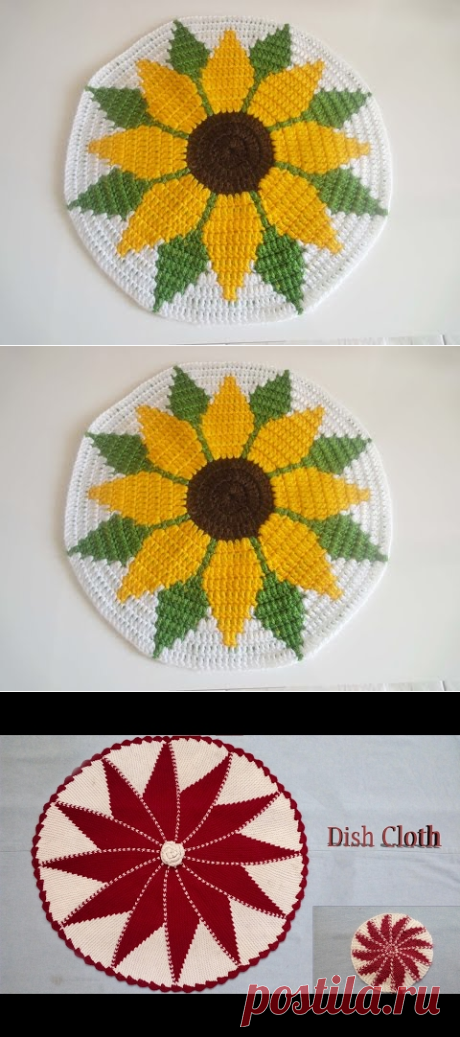 Салфетка ПОДСОЛНУХ Ч-1 Napkin SUNFLOWER P-1 - YouTube