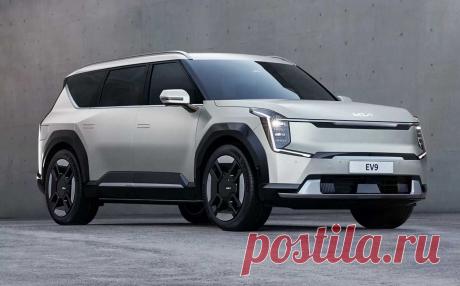 Kia EV9 2024: салон, экстерьер, характеристики