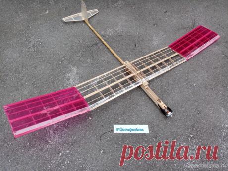 Радиоуправляемая схематичка Для соревнований школьников в классе "схематические модели" нужно изготовить самолетик. В прошлом году уже делали подобные конструкции, хотя мы и оказались на пьедестале, мне не понравились несущие свойства крыла установленного на агрегате. К фюзеляжу и винтомоторной группе претензий