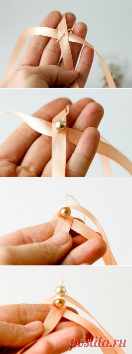 Плетём стильный браслетик на лето