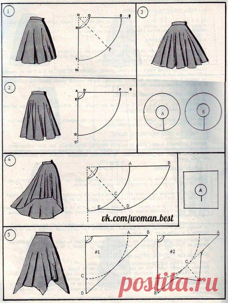 37 способов сшить юбку / Необычные поделки