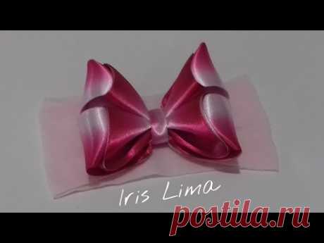 Como fazer laço mil faces Diy ,Tutorial ,Pap By Iris Lima How To Make a Hair Bow