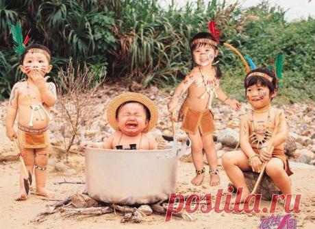 Дикареныши!)))