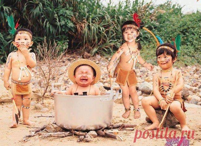 Дикареныши!)))