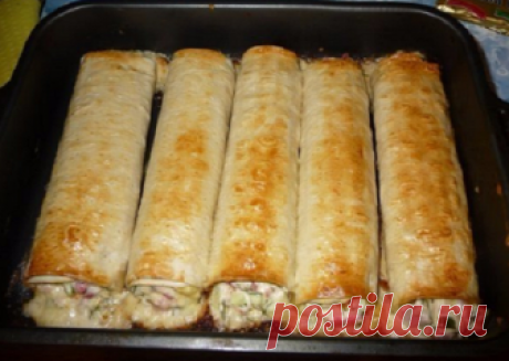 Быстрый и сытный перекус - трубочки из лаваша | Вкусные рецепты | Яндекс Дзен