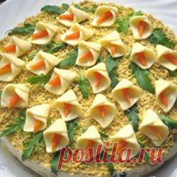 Салат Каллы » Кулинарные рецепты с фотографиями - Smakota.net