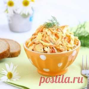 Вкусный, пикантный салат «Валерия» обязательно станет изюминкой вашего праздничного стола