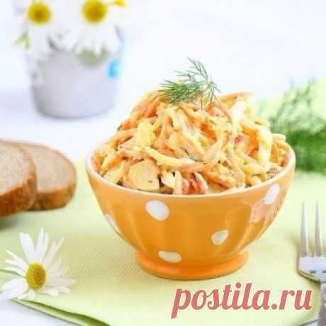 Вкусный, пикантный салат «Валерия» обязательно станет изюминкой вашего праздничного стола