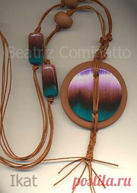Ikat Color Blend - cerâmica plástica (Fimo) | Flickr - Photo Sharing!