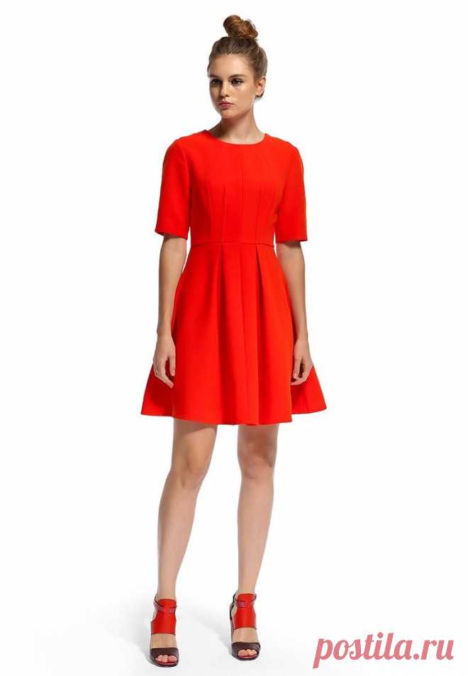 Платье LOST INK. TUCK FRONT SHIFT DRESS купить за 1 290 руб