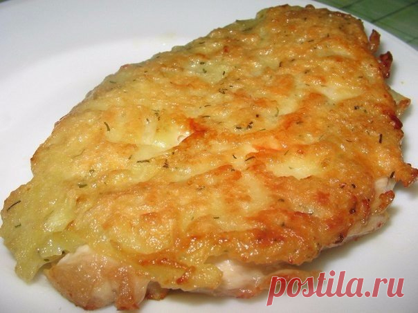 Куриные отбивные с сыром