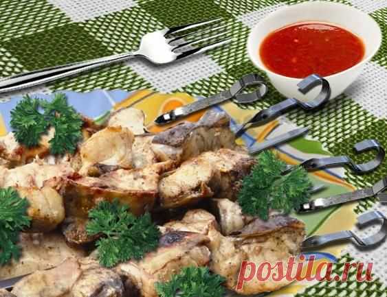 Шашлык из сома рецепт