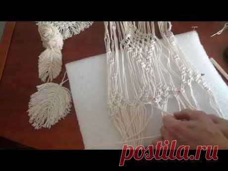 Как закончить изделие? Макраме. Прием "утолщенный край"