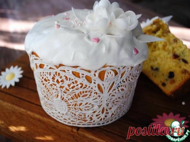 Сливочный кулич Кулинарный рецепт