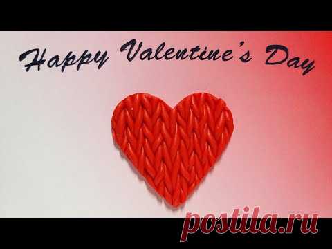 ❤Сердечко❤ из пластилина, полимерной глины или мастики (Modelling Clay Heart) - YouTube