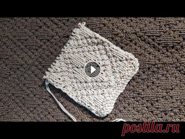 Теневой узор спицами схема+мк #теневойузорспицами...