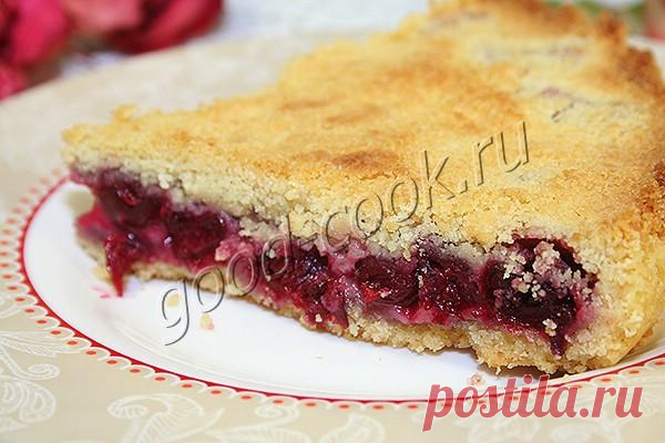 Рассыпчатый пирог с вишней!..