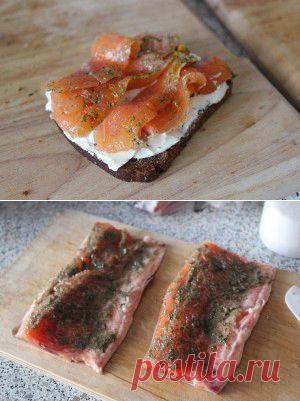 Форель слабой соли