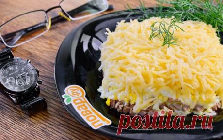 Салат "Мужской каприз" - пошаговый рецепт с фото на Повар.ру