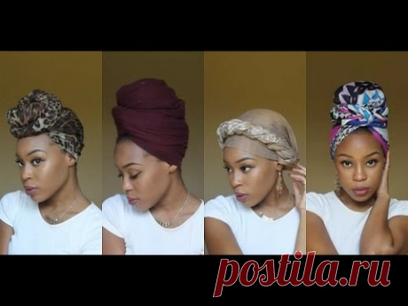 4 Quick & EASY Headwrap/Turban Styles (Short Natural Hair & TWA Friendly)