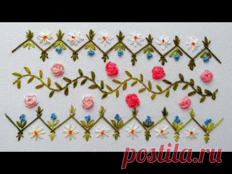 Embroidery:Decorative Stitches|Вышивка:Декоративные стежки|Bordado:Puntadas decorativas