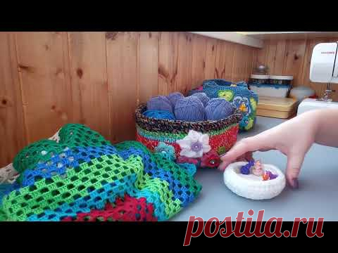 Вяжем из остатков. Часть 1. Куда деть остатки пряжи.