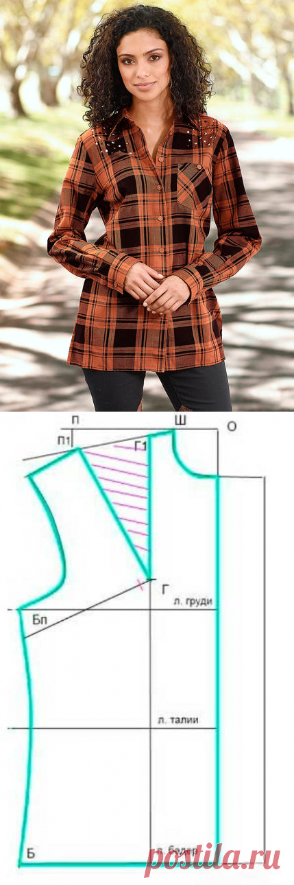 Шьем рубашку или блузку от А до Я.