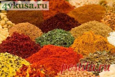 Специи и пряности - что к чему подходит | 4vkusa.ru