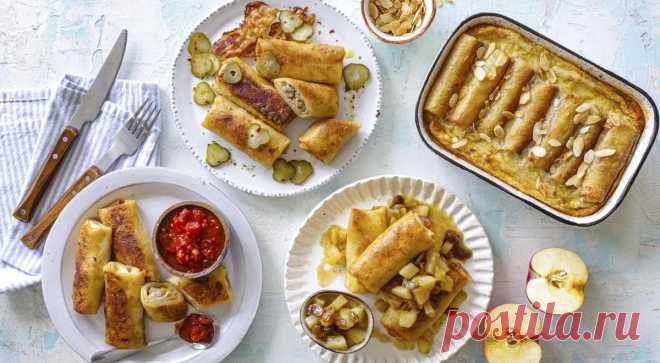Как приготовить готовые блины так, что пальчики оближешь — читать на Gastronom.ru Как приготовить готовые блины – не опечатка, ведь речь идет о любимых многими блинчиках с начинкой. Самые популярные варианты этого блюда вы знаете – блинчики с творогом или с мясным фаршем. Но если хотите попробовать кое-что новое - загляните в нашу - статья на кулинарном сайте Gastronom.ru