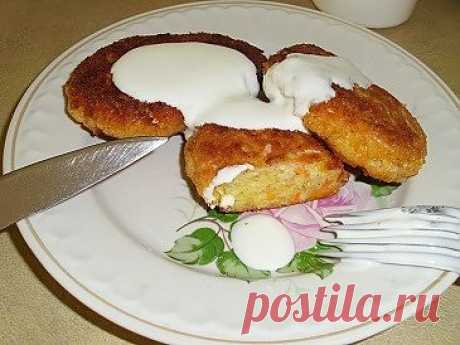 Капустные котлеты, постные