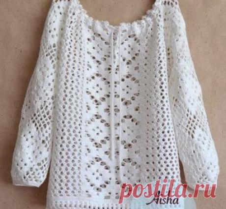 Кружевная блузка.