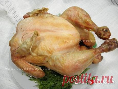 Курица на соли- рецепт с пошаговыми фотографиями Курица на соли из раздела Мясо и субпродукты кулинарной книги сайта Live Рецепт | LiveRecept.ru