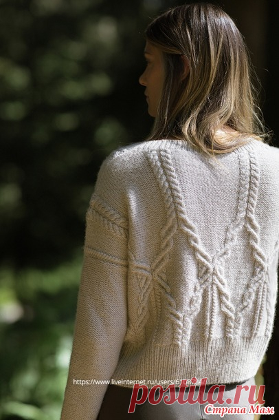 Пуловер RISLE by Hanna Maciejewska. Спицы. - ВЯЗАНАЯ МОДА+ ДЛЯ НЕМОДЕЛЬНЫХ ДАМ - Страна Мам
