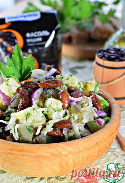 Овощной салат с фасолью - кулинарный рецепт