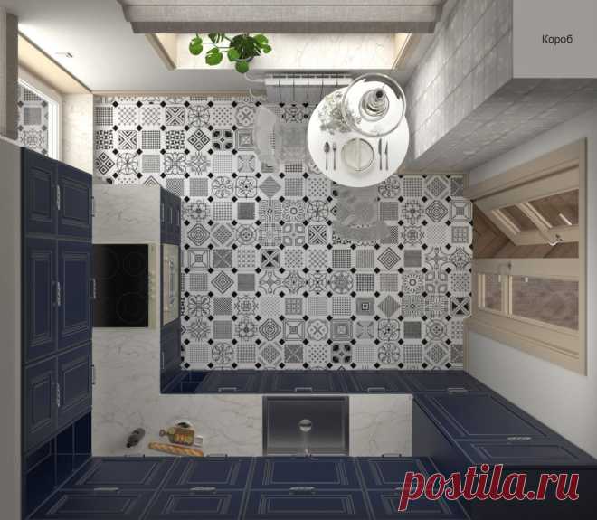 Дизайн двушки с маленькой кухней на Смоленском бульваре — INMYROOM