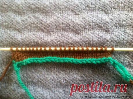 Альтернатива итальянскому набору петель. Вяжем резинку
