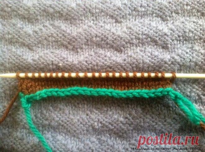 Альтернатива итальянскому набору петель. Вяжем резинку