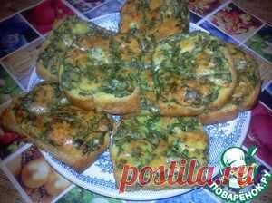 Бутерброды с яйцом, сыром и зеленью