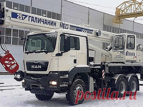 КС-55713-8Л-1: новый автокран 6х6 на шасси MAN TGS — Kovsh.dp.ua