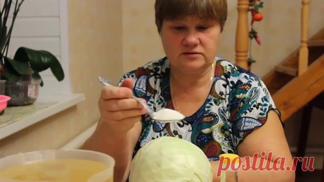 Капуста-скороспелка. Очень вкусно!