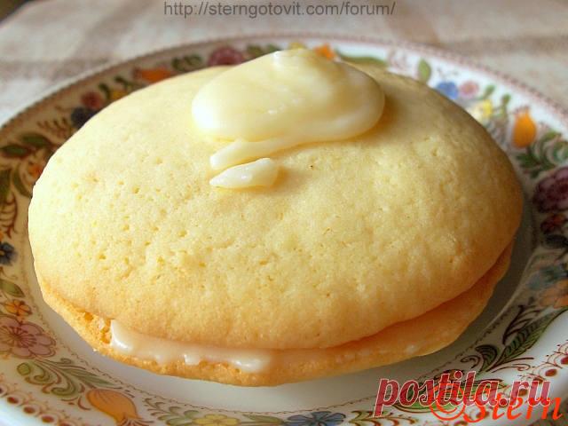 Печенье лимонное с глазурью