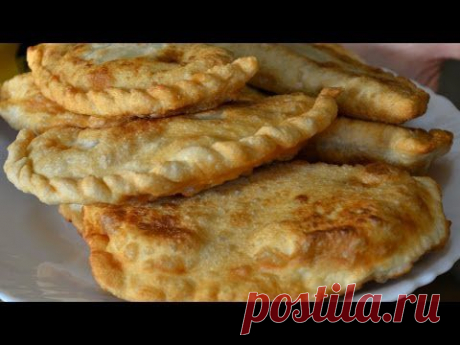 Ну, оОчень вкусные - ЧЕБУРЕКИ от нашей Бабушки! - YouTube
